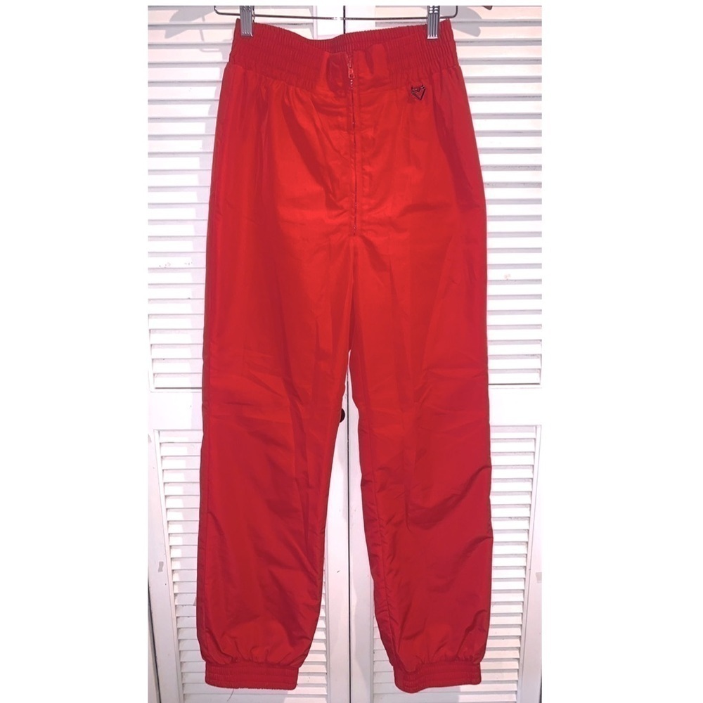 Obermeyer Lined Womens Ladies Red Ski Snowboard Winter Waterproof Pants Sz 10